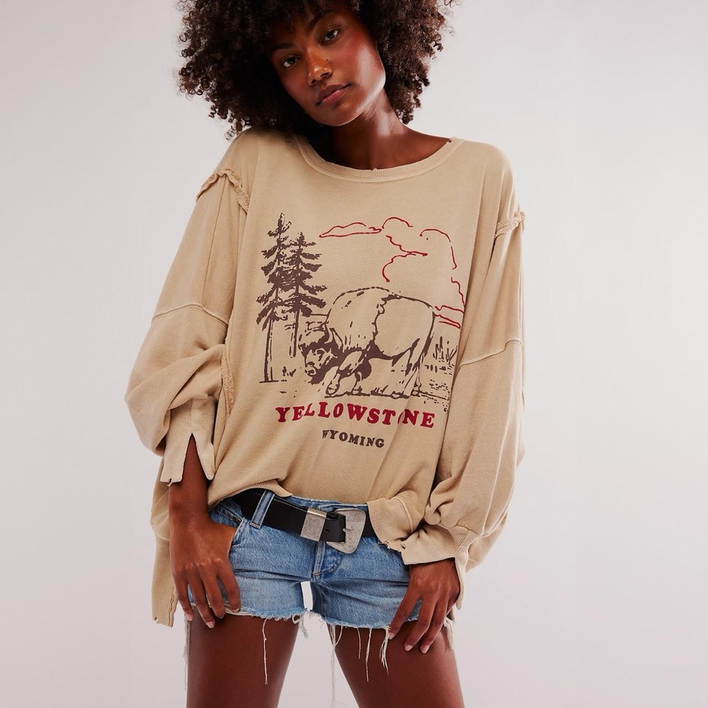 Free People Camden Sweatshirt L